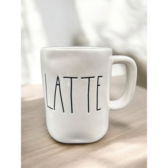 Rae Dunn Mug "Latte" Artisan Collection Coffee Mug 16 oz - Picture 1 of 6